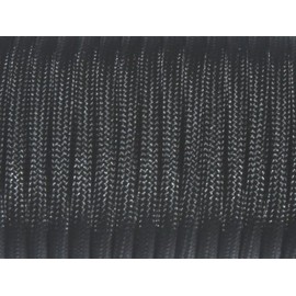 7 Strand Core 550lb Paracord Parachute Cord Lanyard Mil Spec Type III-100ft (Black(16#))