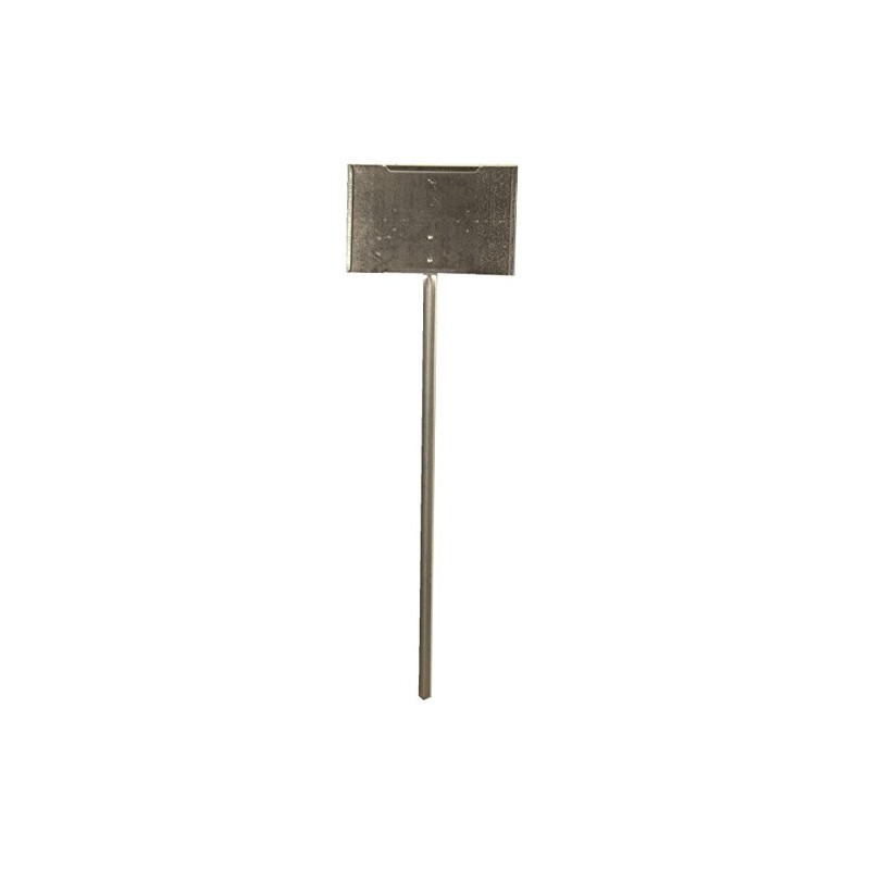 Galvanized Steel Plant Sign Holder for Nurseries, Greenhouses 11"W x