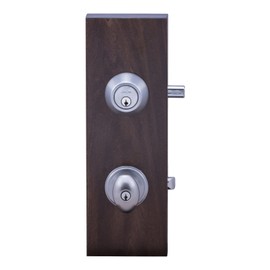Copper Creek EKDB141SS Egg Door Knob Keyed Alike with Deadbolt Combination, Satin Stainless