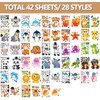 42 Sheets Make Your Own Ocean&Safari Animals Make A Face