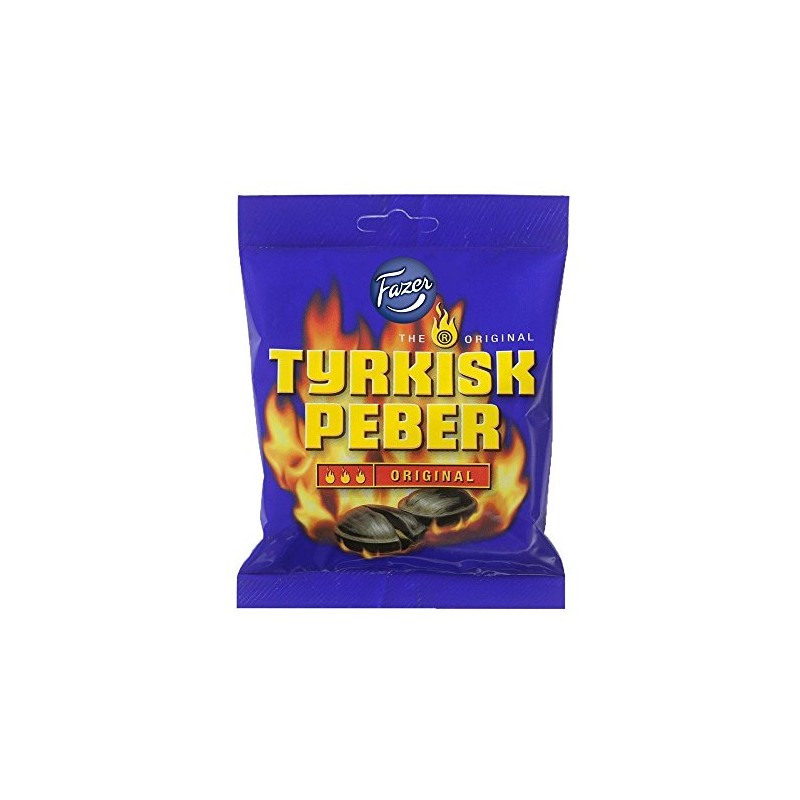 Fazer Tyrkisk Peber Original - Finnish - Salty - Licorice