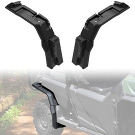 SAUTVS Extended Rear Fender Flares Compatible with Honda Pioneer 700-4 2014-2025, Wider Rear Left & Right Mud Flaps Mud Guards Extensions Accessories