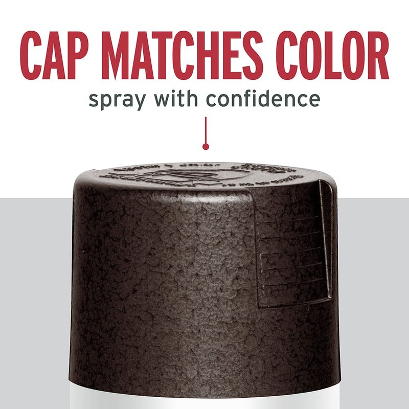 Rust-Oleum 7218830-6PK Stops Rust Hammered Spray Paint, 12 oz, Dark