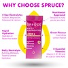 Spruce Daily Electrolytes – Zero Sugar Hydration Sachets with Potassium,