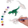 THE TWIDDLERS 20-Piece Dinosaur Painting Set, 5 Dinosaur Figures with