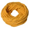 Miobo Knitted Loop Scarf, Braid Pattern, Warm Wool, High Quality,