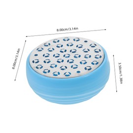 FRCOLOR Foot Grinder The Tools Pedicure Tools for Feet Foot File Calluses Remover Calluses Remover Tool Foot Heel Scrubber Calluses Remover for Feet Dead Skin File Blue Stainless Steel