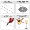 Hyamass 12" Sea Turtle Ceiling Fan Pull Chain Extender with