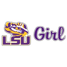 LSU Magnet (LSU GIRL MAGNET (8"), 8 in)