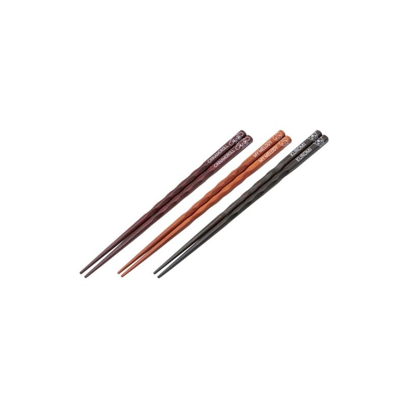Skater ANEN45T-A Wooden Chopsticks 9.1 inches (23 cm), Set of
