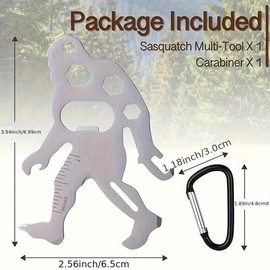 DLPRK 11 in 1 Multifunctional Tool - Funny Multitool Tool for Men, Cool Gift Ideas for Father's Day, Dad, Camping Accessories, Birthday Gifts