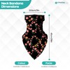 Trimming Shop Unisex Bandana Face Mask with Ear Loops Face