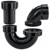Lesso ABS Adjustable P Trap1 1/2 Inch for RV Drain