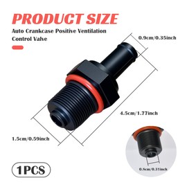 PCV Valve 26740-2G000 Fit for Hyundai Elantra Sonata PVC Valve Replacement GT Genesis Coupe Kona Santa Fe Tucson kia Forte Soul Optima Rondo Seltos Sorento 1.6L 1.8L 2.0L 2.4L 3.3L 267402G000 (2pcs)