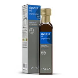 TALYA TALYA Black Seed Oil 8.45 fl. oz (250 ml) - Liquid Black Seed Oil - Dietary Supplement - Immune Support - High Thymoquinone - Cold Pressed - Pure Turkish Black Seed Oil - Non-GMO - Glass Bottle