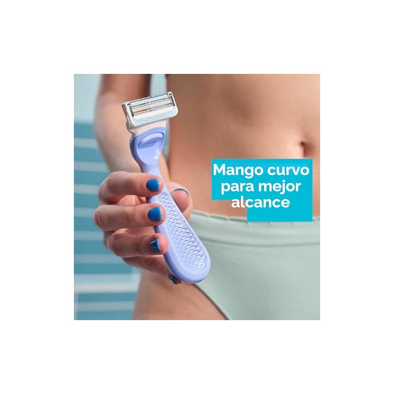 Gillette Venus Repuestos de cuchilla de afeitar para aseo íntimo