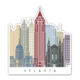 Squiddy Atlanta Georgia - Vinyl Sticker - Large Size (12" high)