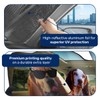 GENANY Basset Hound Dog Family Funny Windshield Sun Shade for