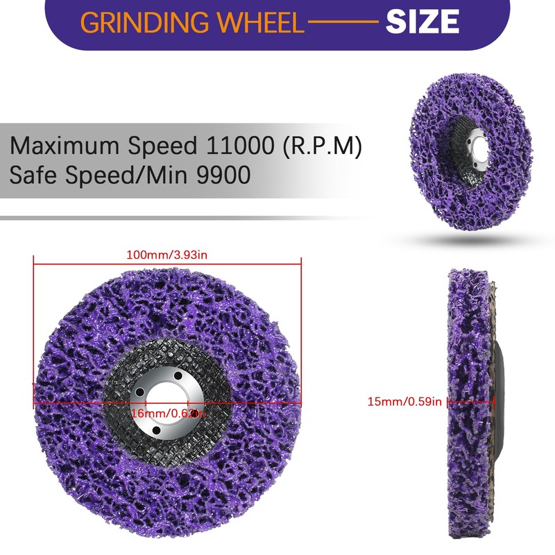 MIRTHBUY 10 PCS Strip Discs, 100cm(3.9") x 22cm(7/8"), Stripping Discs,