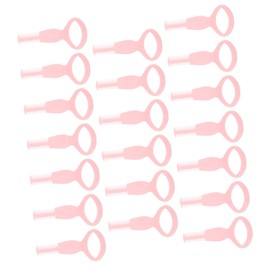 FRCOLOR Mascara Shield Eyelash Brush Curler 20pcs Set Makeup Tool Spoolies My Lashes Mascara Applicator Random Color