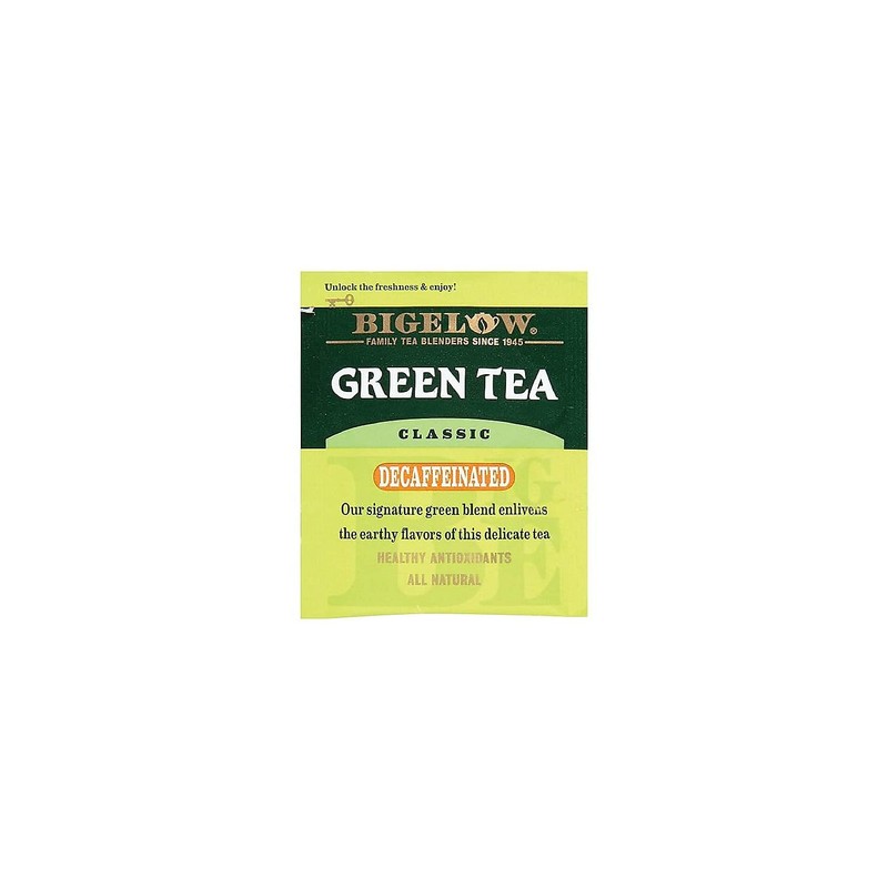 Bigelow Decaffeinated Green Tea 28-Count Box (Pack of 1)