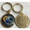 One Day At A Time Universe Keychain Sun Moon Earth