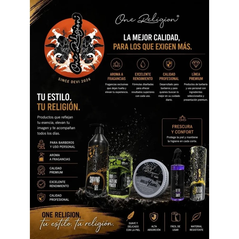 Guantes Desechables One Religion De Nitrilo Negro 100pzs