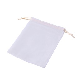 Sansam Sansam Large Velvet Gift Bags with Drawstring, 10pcs 6.0x8.0 Inch Cream Drawstring Velvet Cloth Jewelry Pouches,Tarot Rune Bags