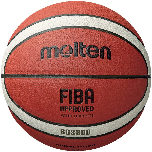 Molten BG3800 Series, Indoor/Outdoor Basketball, FIBA Approved, Size 7, 2- Tone Design, Model: B7G3800