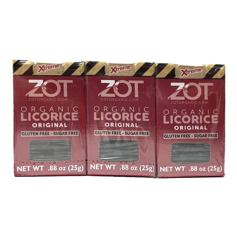 ZOT 100% pure Organic Licorice, Original fl., 0.88 Ounce flip