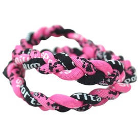 18" Digital Camo Tornado Necklace - Pink Black w/Case