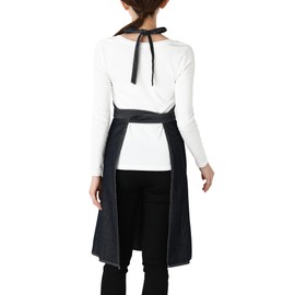 Francfranc Franc Dennier Full Apron Black Apron for Women Black