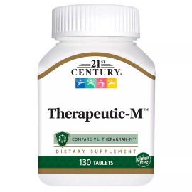 21st Century Therapeutic-M Multivitamin Supplement Gluten-Free Tablets 130 Count