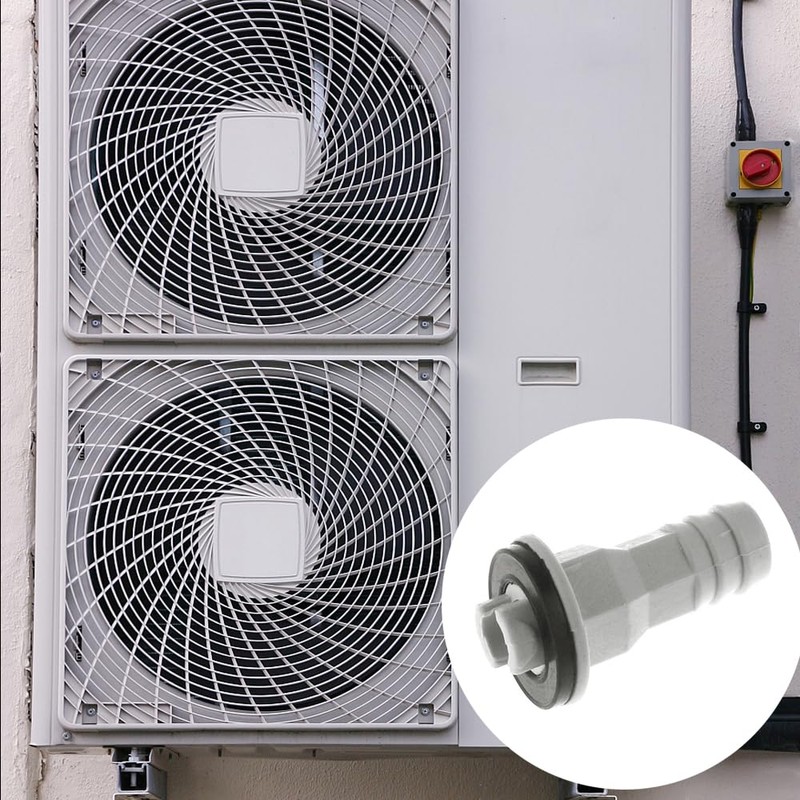 SEIWEI 2Pcs 15mm Air Conditioner Drain Hose Connector, Universal Drain