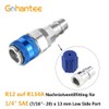 gohantee R-12 R-22 to R-134a Quick Adapter Retrofit Valve 1/4