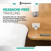 ChargeWorx International Power-Adapter Plug with Built-in US, EU, and UK