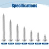 ANCHOREASE #8×1/2″ Wood Screw 400Pcs, 304 Stainless Steel Screws, Truss