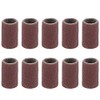uxcell 1/4 Inch x 1/2 Inch Sanding Sleeves 240 Grits Sandpapers Band Drums 10 Pcs