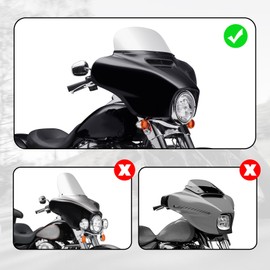 TCMT ABS Vented Outer Batwing Fairing for Harley Touring Street Glide 2014-23, Electra Glide Ultra Classic 14-19, CVO 14-22, Ultra Limited 14-2024