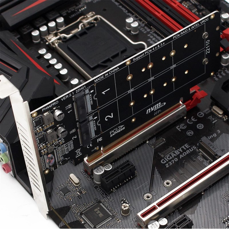 WANGCL 4 in 1 NVME PCIE Adapter M.2 M-Key to