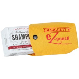 J.R.LIGGETT'S J·R·LIGGETT'S All-Natural Original Shampoo Bar .65oz & Mini Travel EZ Pouch Pack