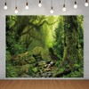 Jungle Forest Backdrop 10x8ft Tropical Rainforest Backdrops for Photography Fairytale