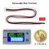 DROK 12V Battery Capacity Monitor, 10-100V 24V 36V 48V Digital