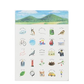 Lab Clip Bunken Bingo Card Osanpo Bingo Town OE-SA-0005