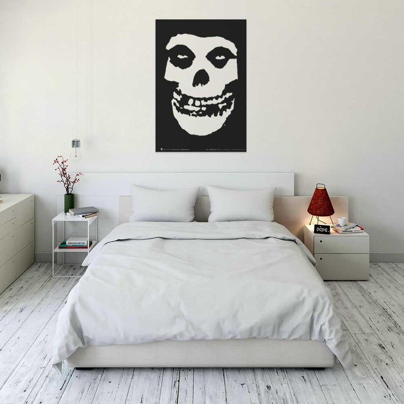 The Misfits (Skull, No Text) Music Poster Print Poster Poster