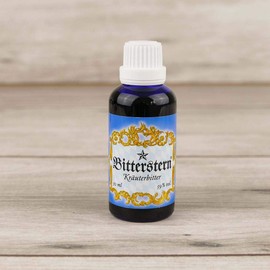 Liver treatment with liver wrap and bitter substances