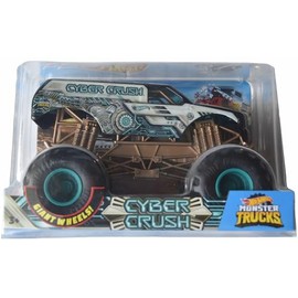 Hot Wheels Monster Trucks Cyber Crush, 1:24 Scale die cast