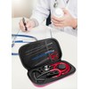 Jetclutch Stethoscope Case, Stethoscope Storage Box, Portable Shockproof Stethoscope Travel