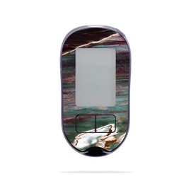 MightySkins Skin Compatible with Accu-Chek Aviva Plus - Grunge Marble | Protective, Durable, and Unique Vinyl Decal wrap Cover | Easy to Apply, Remove, and Change Styles | Made in The USA