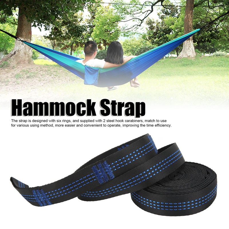 Alomejor 2 Packs Hammock Straps Hammock Tree Hanging Straps Camping